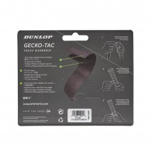 Dunlop Overgrip Gecko Tac 0.5mm - glatt, griffig - weiss - 3 Stück